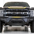 Load image into Gallery viewer, Addictive Desert Designs 21-22 Ford Raptor HoneyBadger Front Bumper - Installation View