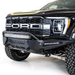 Load image into Gallery viewer, Addictive Desert Designs 21-22 Ford Raptor HoneyBadger Front Bumper - Installation View