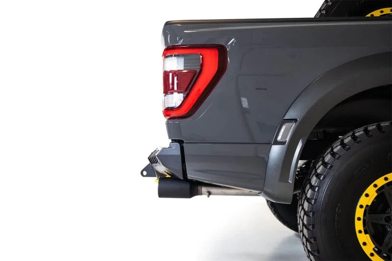 Addictive Desert Designs 21-22 Ford Raptor HoneyBadger Rear Bumper - Back View