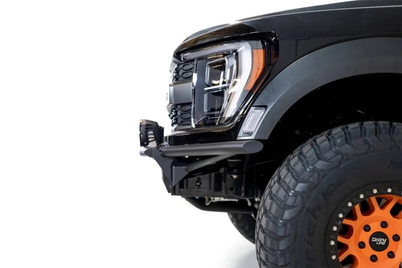 Addictive Desert Designs 21-22 Ford Raptor PRO Bolt-On Add-On Light Hoop (Req F218102070103) - Side View