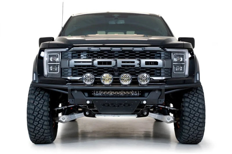 Addictive Desert Designs 21-22 Ford Raptor PRO Bolt-On Front Bumper - Back View