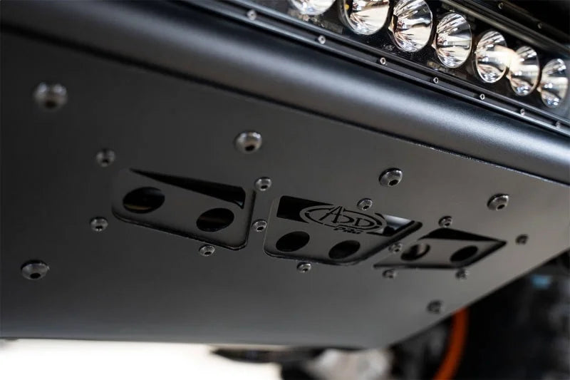 Addictive Desert Designs 21-22 Ford Raptor PRO Bolt-On Front Bumper - Installation View