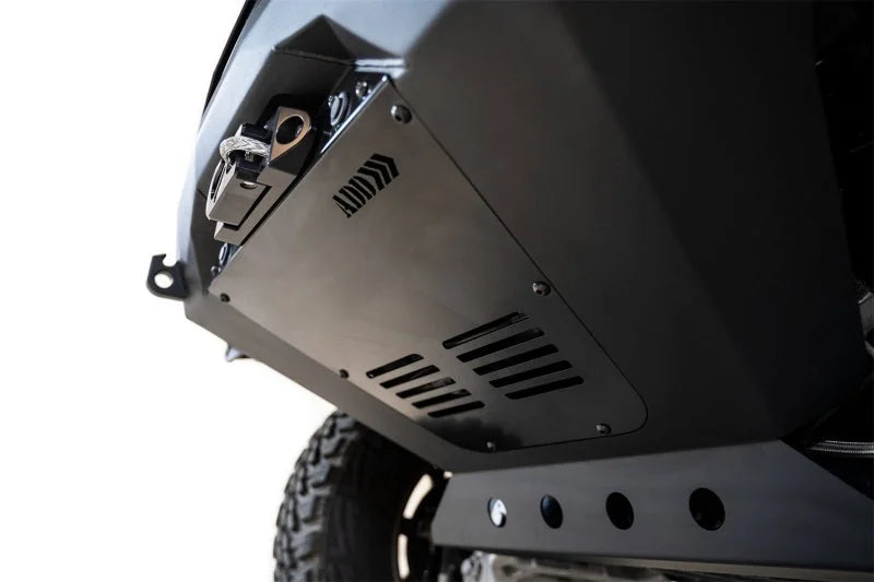 Addictive Desert Designs 21-22 Ram 1500 TRX Stealth Fighter Winch Kit - Installation View