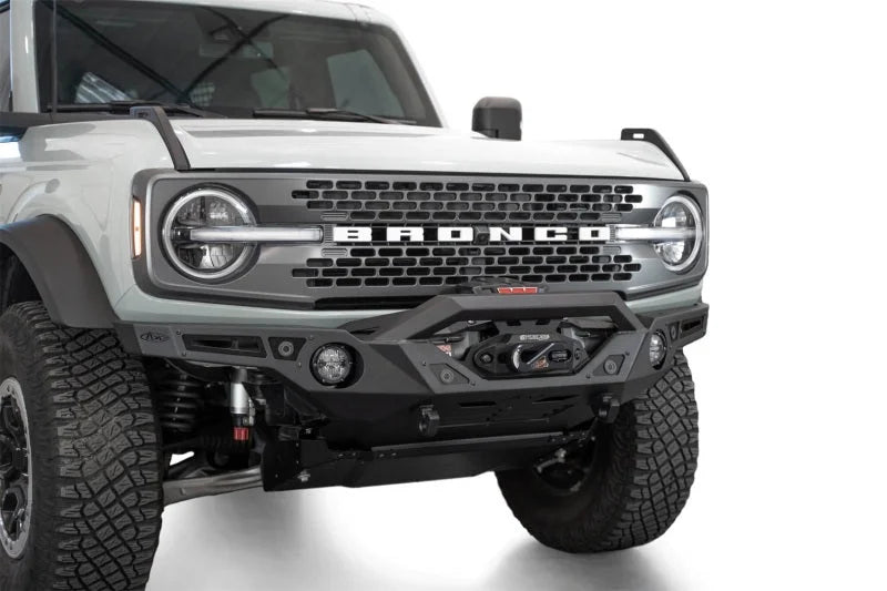 Addictive Desert Designs 21-23 Ford Bronco Krawler Front Bumper - Installation View