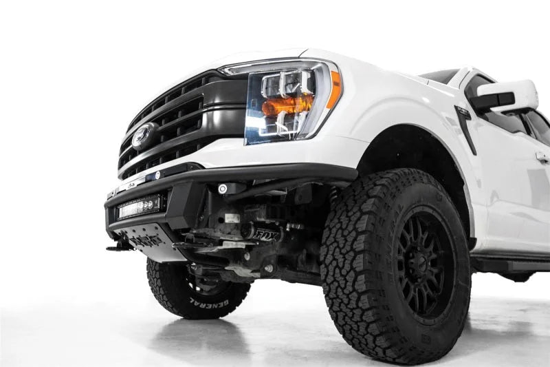 Addictive Desert Designs 21-23 Ford F-150 PRO Bolt-On Front Bumper - Installation View