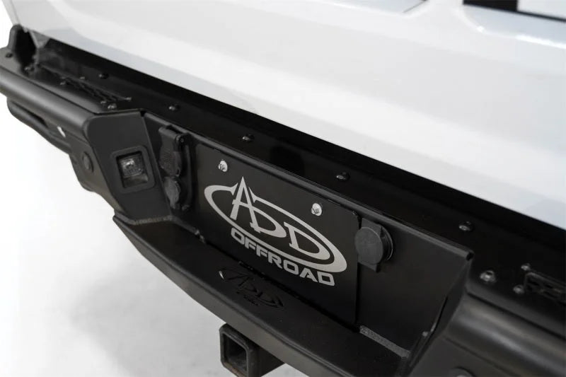 Addictive Desert Designs 21-23 Ford F-150 PRO Bolt-On Rear Bumper w/ Back-up Sensor Cutouts - Back View