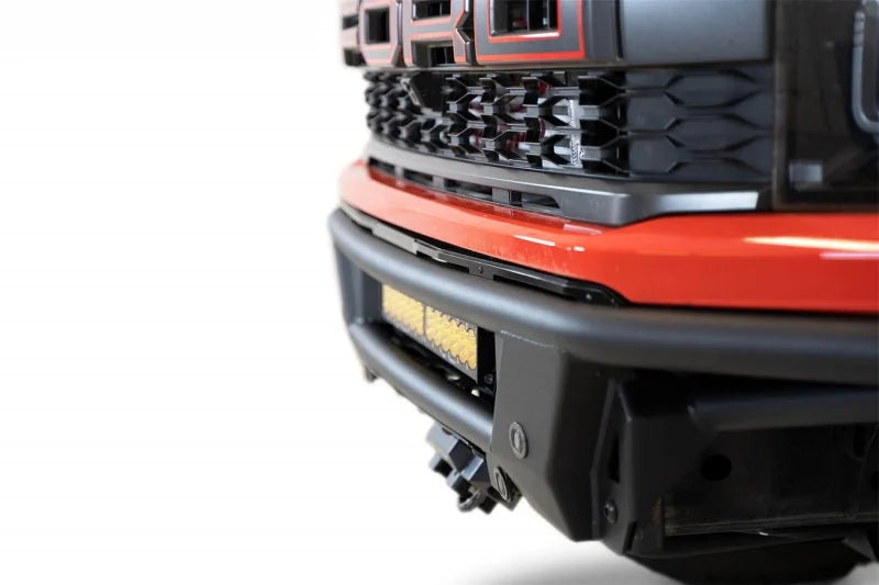 Addictive Desert Designs 21-23 Ford Raptor Pro Bolt-On Winch Kit (Fits F218102070103 only) - Side View