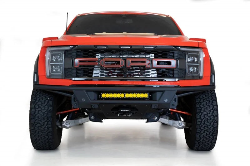 Addictive Desert Designs 21-23 Ford Raptor Pro Bolt-On Winch Kit (Fits F218102070103 only) - Installation View