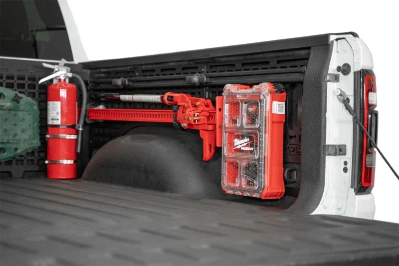 Addictive Desert Designs 21-23 Ram TRX Bed Side Molle Panels - Passenger Full Set - Installation View