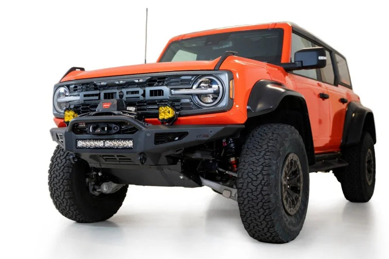 Addictive Desert Designs 22-23 Ford Bronco Raptor Rock Fighter Skid Plate - Side View