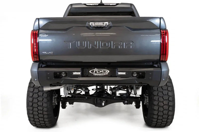 Addictive Desert Designs 22-23 Toyota Tundra Stealth Fighter Winch Rear Bumper - Side View