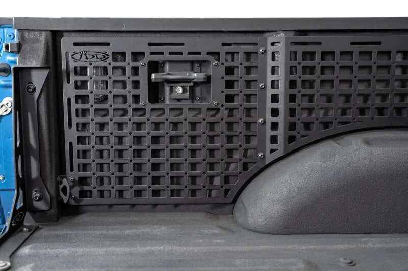 Addictive Desert Designs Bed Side Molle - Passenger Side fits 2015-2020 Ford F-150, F150 RAPTOR - Back View