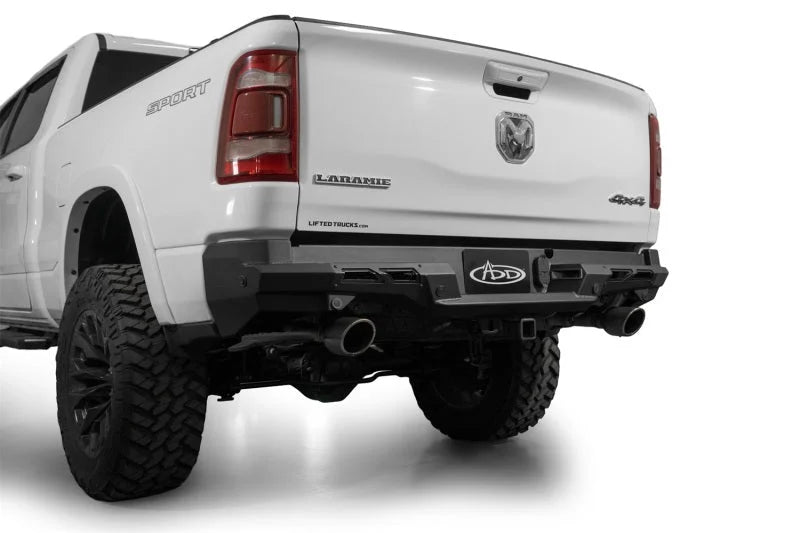 Addictive Desert Designs Black Label Rear Bumper fits 2019-2024 Ram 1500 BIG HORN / 2019-2021 Ram 1500 LARAMIE Longhorn / ...