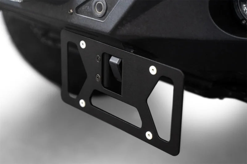 Addictive Desert Designs Clevis Mounted Front License Plate Bracket - Back View