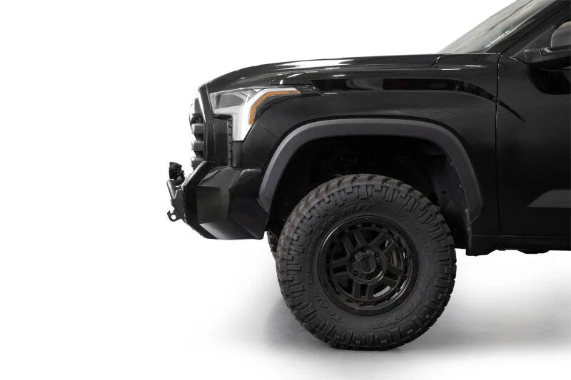 Addictive Desert Designs Stealth Center Mount Front Bumper w/ Top Hoop fits 2022-2025 Toyota Tundra - Back View