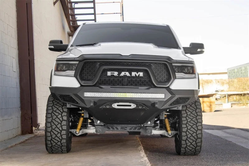 Addictive Desert Designs Stealth Fighter Fr Bumper w/Winch&Parking Sensor Mounts fits 2019-2023 Ram 1500 / Ram REBEL - Add...