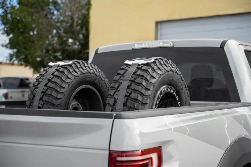Addictive Desert Designs Universal Tire Carrier - Installation View
