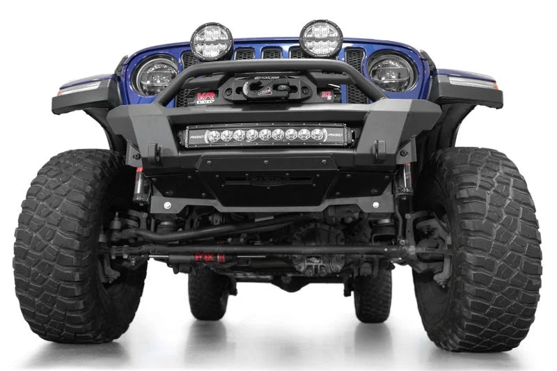 Addictive Desert Designs18-24 Jeep Wrangler JL / 18-24 Jeep Gladiator JT Phantom Front Bumper - Side View