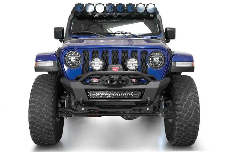 Addictive Desert Designs18-24 Jeep Wrangler JL / 18-24 Jeep Gladiator JT Phantom Front Bumper - Back View