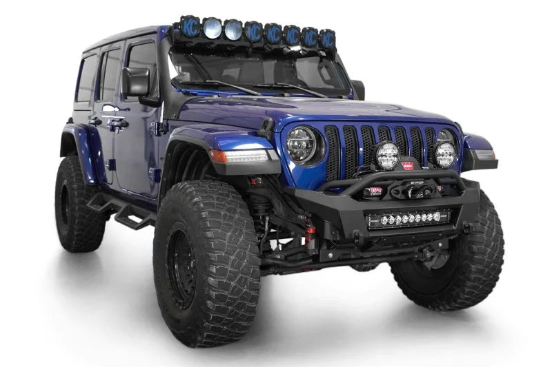 Addictive Desert Designs18-24 Jeep Wrangler JL / 18-24 Jeep Gladiator JT Phantom Front Bumper - Installation View