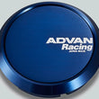 Load image into Gallery viewer, Advan 73mm Flat Centercap - Blue Anodized