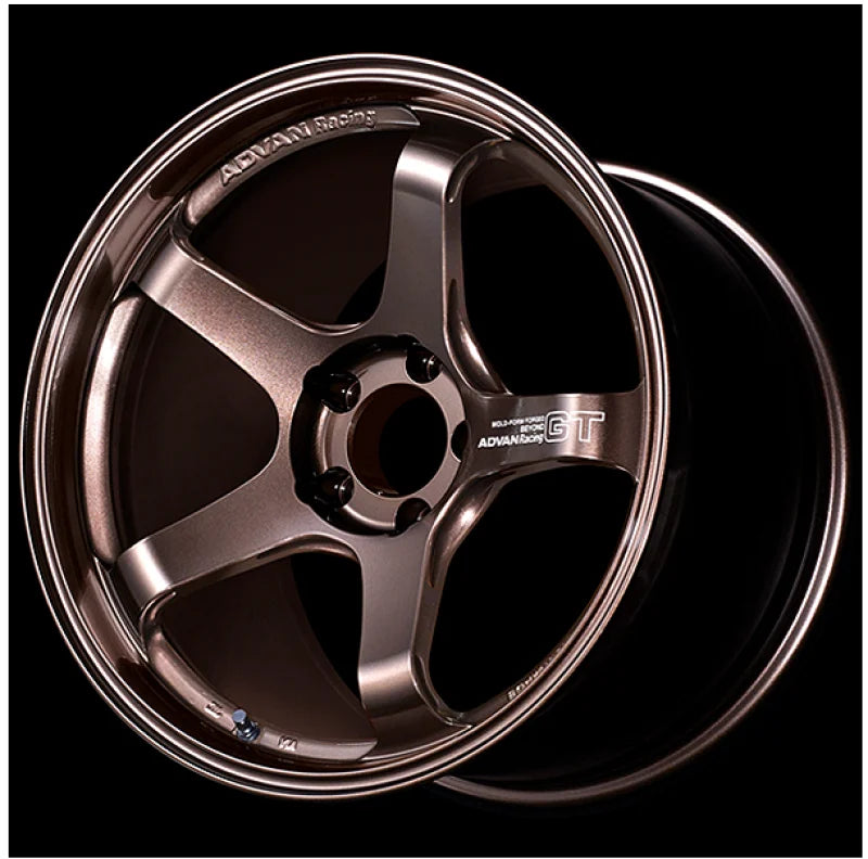 Advan GT Beyond 18x9.5 / +22 Offset / 5x120 / 72.5mm Bore Racing Titanium Black Wheel