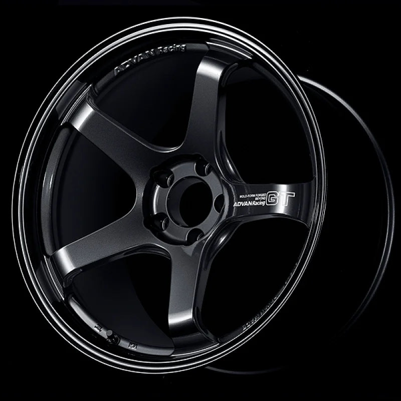 Advan GT Beyond 19x9.5 +38 5x114.3 Racing Titanium Black Wheel
