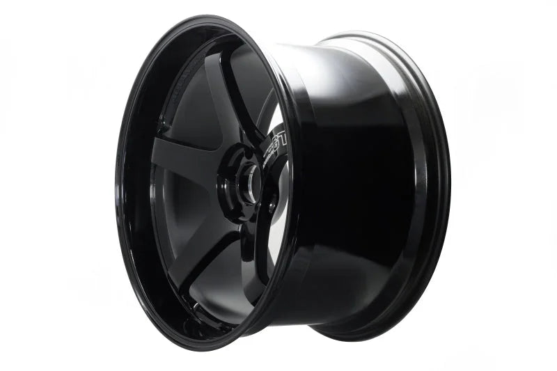 Advan GT Premium Version 20x10.0 +35 5-114.3 Racing Gloss Black Wheel - Side View