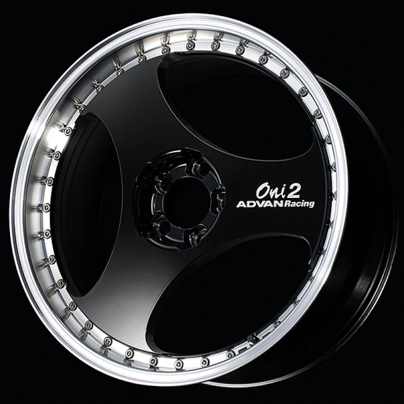 Advan ONI2 Progressive 20x9.5 / +25 Offset / 5x112 / 66.5mm Bore / Machining and Racing Gloss Black