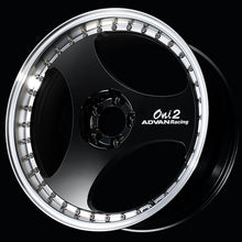 Load image into Gallery viewer, Advan ONI2 Progressive 20x9.5 / +25 Offset / 5x112 / 66.5mm Bore / Machining and Racing Gloss Black