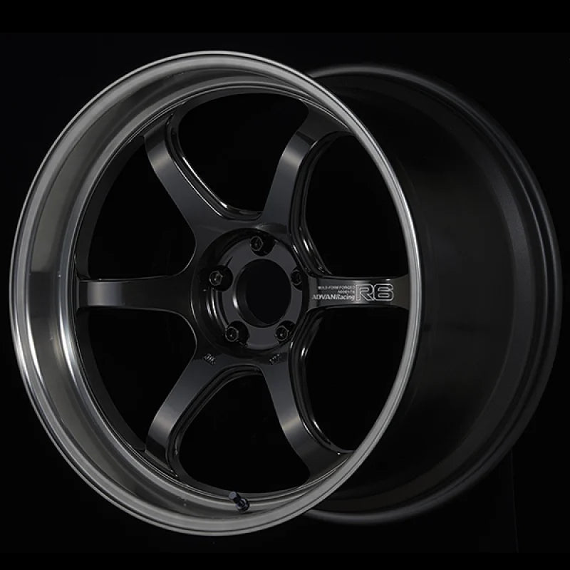 Advan R6 20x10 +25mm 5x112 Machining and Black Coating Graphite Wheel