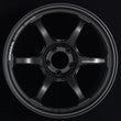 Load image into Gallery viewer, Advan RG-D2 17x8.0 +54 5x114.3 machining and black gunmetallic Wheel - Side View