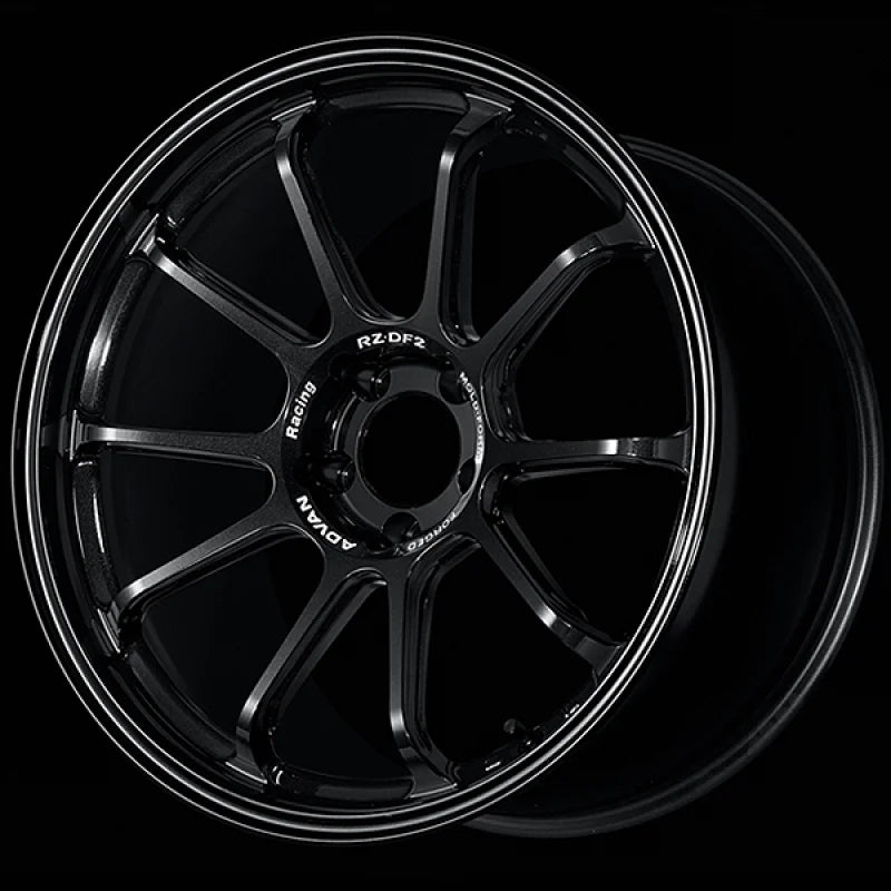 Advan RZ-DF2 19x10.5 / +15 Offset / 5x114.3 / 73mm Bore / Racing Titanium Black