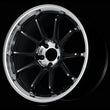 Load image into Gallery viewer, Advan RZ-DF2 19x10.5 / +32 Offset / 5x120 / 72.5mm Bore / Diamond Cut and Racing Titanium Black