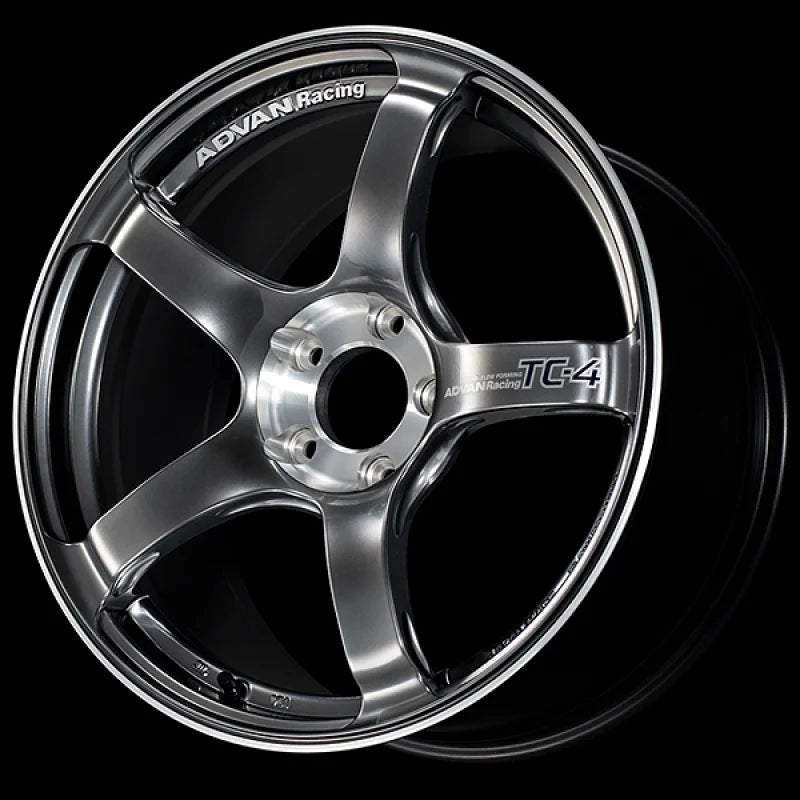 Advan TC-4 SE 18x9.5 / +35 Offset / 5x114.3 / 73mm Bore / Racing Hyper Black and Diamond Cut