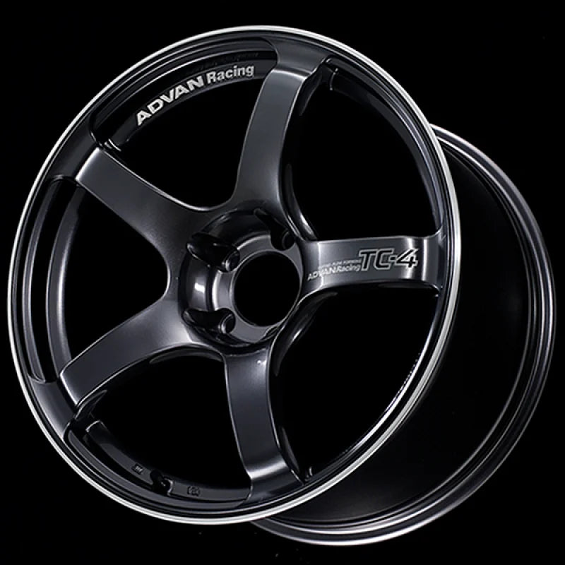 Advan TC4 15x8.0 +35 4x100 Racing Gunmetallic Wheel With Ring
