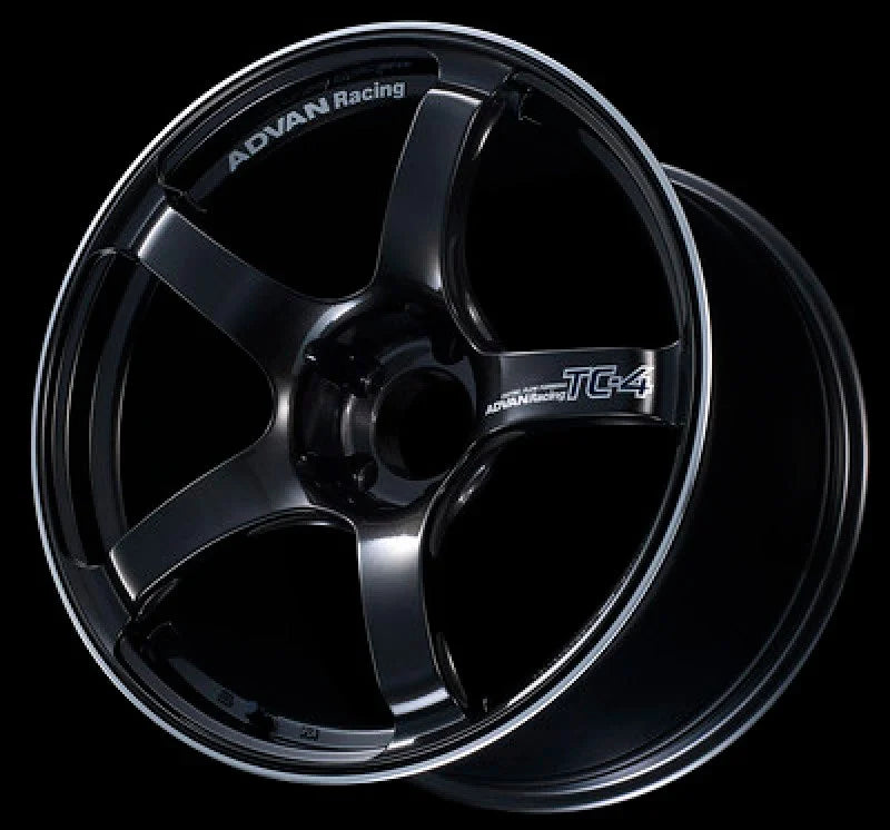 Advan TC4 17x7.5 +40 4x100 Black Gunmetallic and Ring Wheel