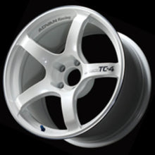 Load image into Gallery viewer, Advan TC4 17x8.0 +38 5x114.3 Racing White Metallic and Ring Wheel