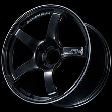 Load image into Gallery viewer, Advan TC4 18x9 +53 5x120 Racing Black Gunmetallic and Ring Wheel