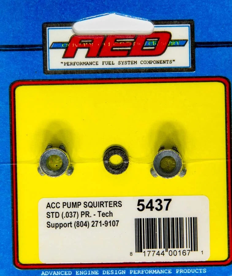 Advanced Engine Design .037in Accelerator Pump Squirters 5437