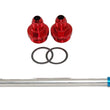 Load image into Gallery viewer, Advanced Engine Design Polished S/S 4160 Carb. Fuel Line Kit 60946