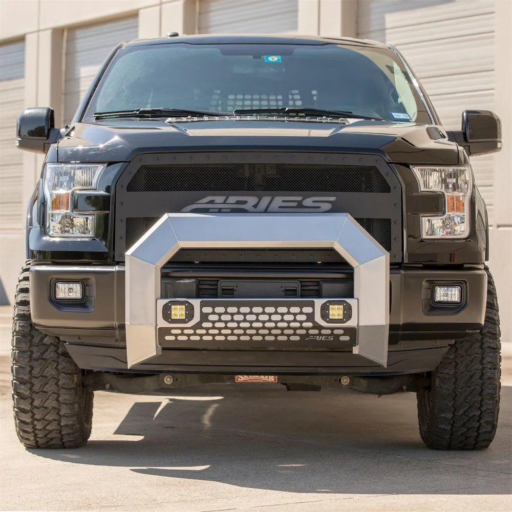 AdvantEDGE 5-1/2" Chrome Aluminum Bull Bar with Lights 2155101 fits 2009-2018 Ram 2500 / 2009-2018 Ram 3500 - Additional V...