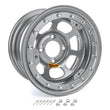 Load image into Gallery viewer, Aero Race Wheels 13x7 2in. 4.50 Silver Beadlock Wheel 33-074520S