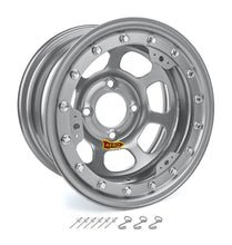 Load image into Gallery viewer, Aero Race Wheels 13x7 2in. 4.50 Silver Beadlock Wheel 33-074520S