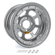 Load image into Gallery viewer, Aero Race Wheels 13x8 2in. 4.50 Silver Beadlock Wheel 33-084520S