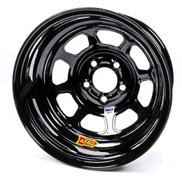 Aero Race Wheels 15x8 3in 4.75 Black 52-184730