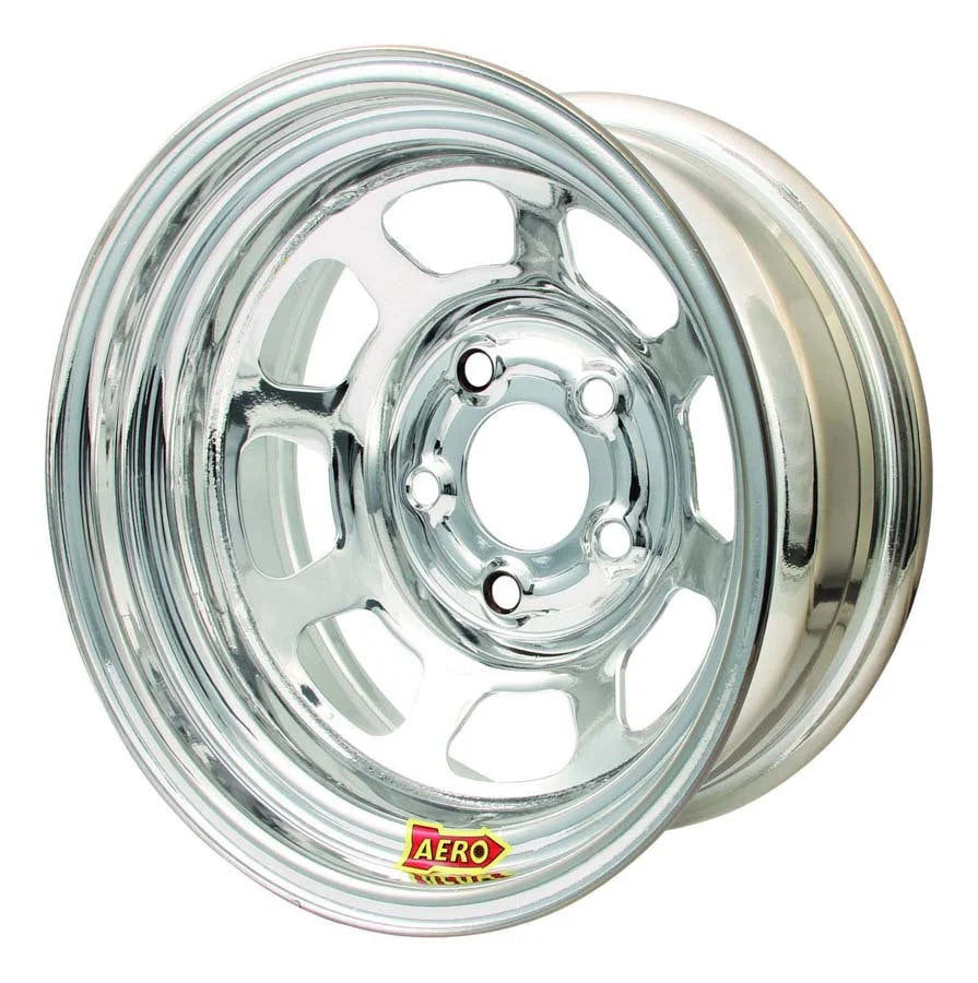 Aero Race Wheels 15x8 3in 4.75 Chrome 50-284730