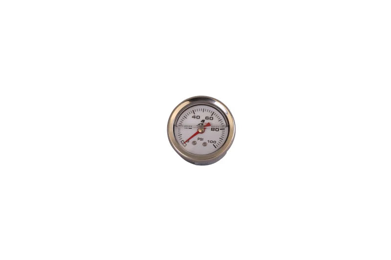 Aeromotive 0-100 PSI Fuel Pressure Gauge - Back View