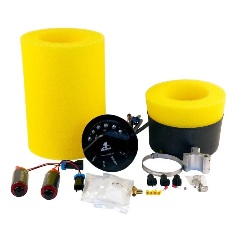 Aeromotive 05-18 Chevrolet Silverado 340 Dual Drop-In Phantom System - Back View