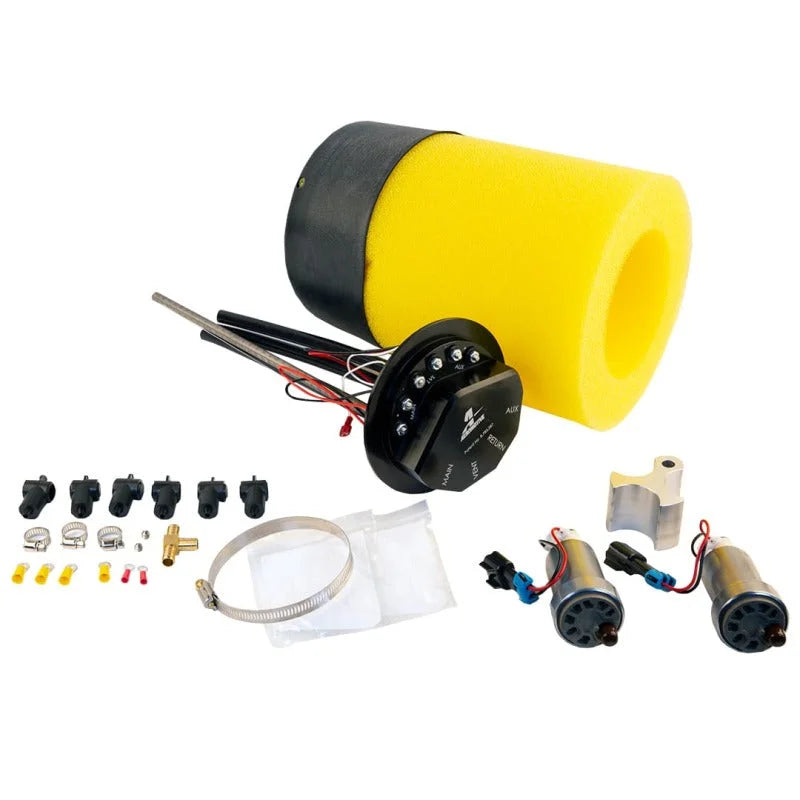Aeromotive 05-18 Chevrolet Silverado 450 Dual Drop-In Phantom System - Installation View